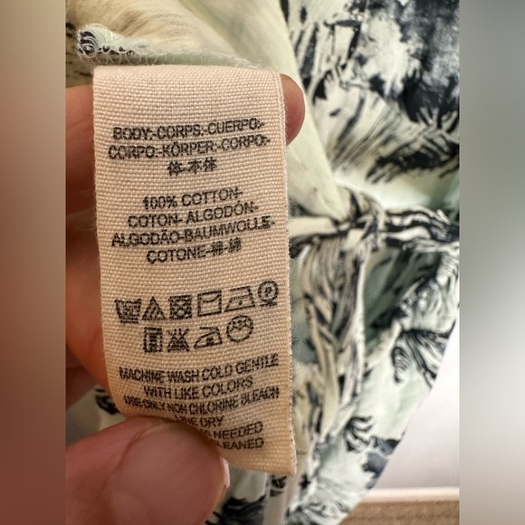 FREE PEOPLE Cut Out Lille Floral Print Maxi Dress size large - Picture 7 of 10